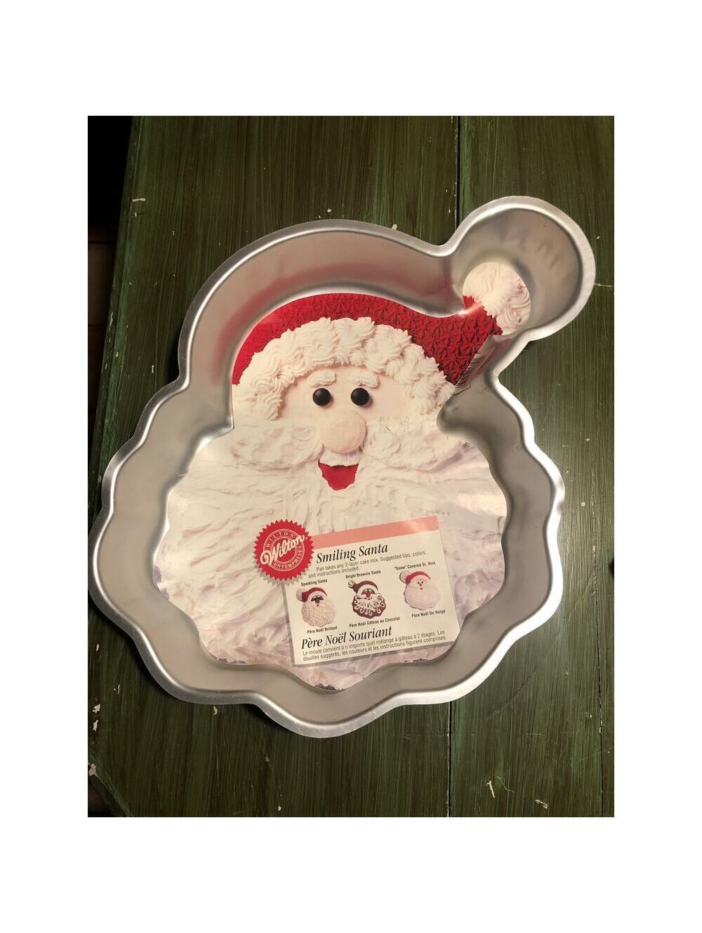 Wilton Enterprises Vintage NEW Smiling Santa Cake Pan